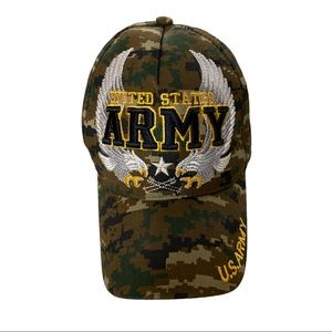 U.S. Army Double Eagle Baseball Cap Camouflage Adjustable